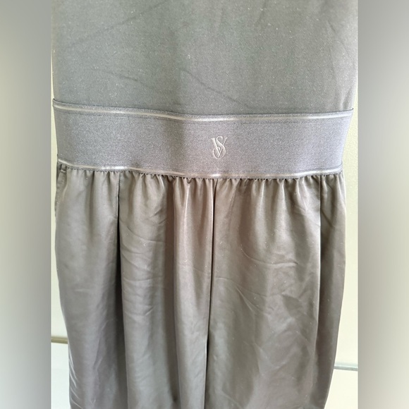 NWT • Victoria Secret VSX Lux Glossy Sport Wide-Leg Black Jumpsuit • S - Picture 6 of 10